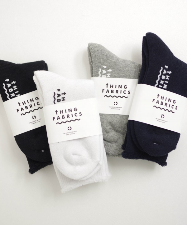シングファブリックス/tHING FABRICS TF Organic Heather crew socks(全4色) シングファブリックス/tHING FABRICS TF Organic Heather crew socks(全4色)