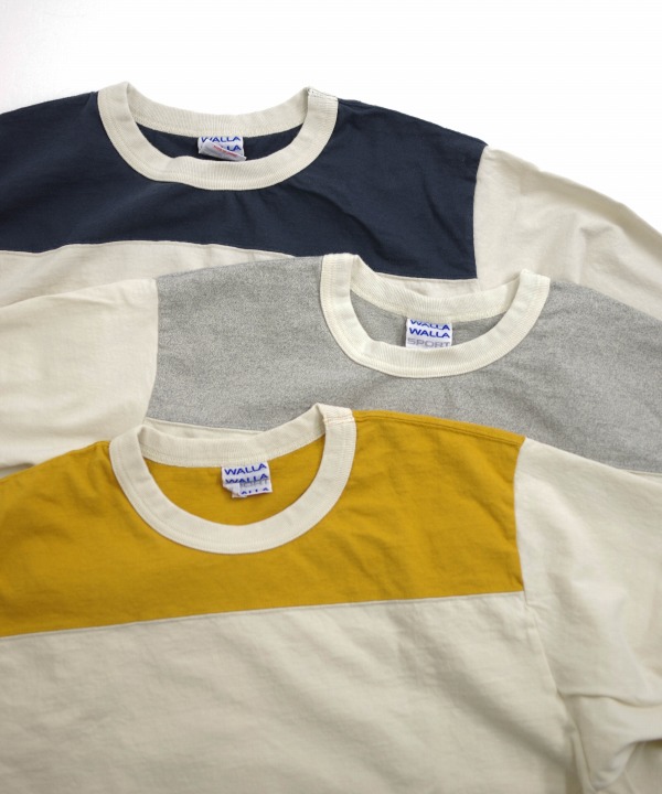 ワラワラスポーツ/WALLA WALLA SPORT HALF SLEEVE RINGER FOOTBALL TEE(全3色) ワラワラスポーツ/WALLA WALLA SPORT HALF SLEEVE RINGER FOOTBALL TEE(全3色)