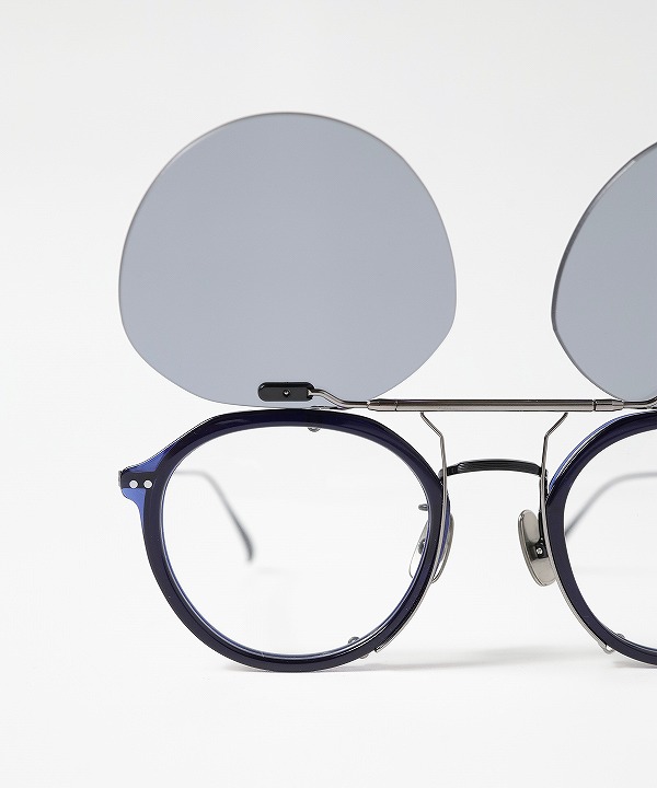 アウルクラシック/owl classic Isaac - CLEAR NAVY/BLACK/caesar flip:PURPLE GRAY
