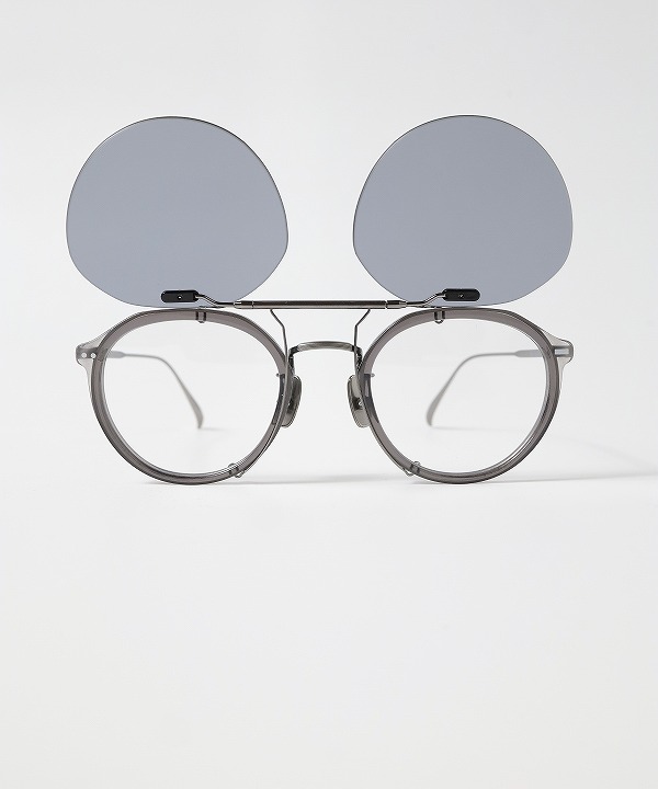 アウルクラシック/owl classic Isaac - CLEAR GRAY/SILVER/caesar flip:PURPLE GRAY