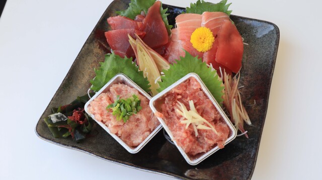 焼津食べくらべ　盛り付け