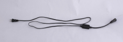 LED100球ライト常点用ブラックプラグコード