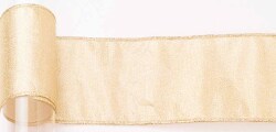 7インチゴールドシャイニーリボン（ワイヤー入）