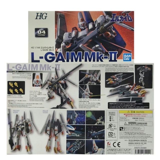 新品未開封　バンダイ 重戦機エルガイム HG 1/144 エルガイムMk-II HG 1/144 エルガイムMk-II (重戦機エルガイム) レビュー
