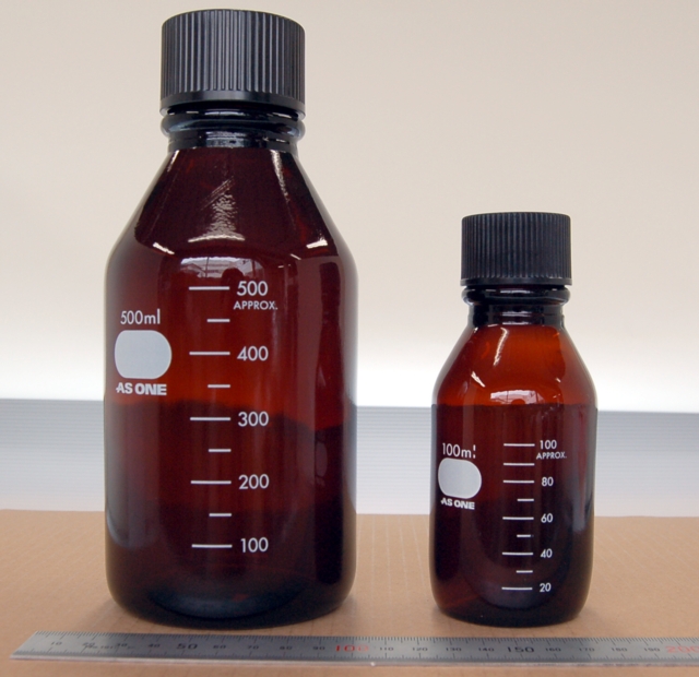 アイボトル（茶）一式（1-4568-12　100ml　2本：1-4568-15　500ml　2本）