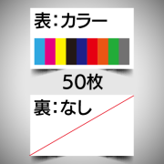 データ入稿名刺/片面カラー/50枚