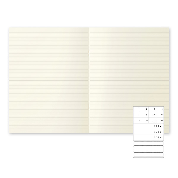 MDノート ライト<A4変形判> 横罫 3冊組(15216006)