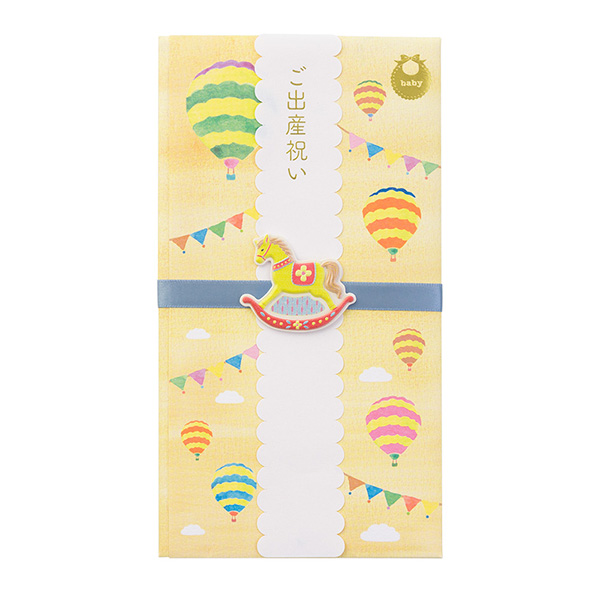 PC 金封 出産祝 木馬柄(25368006)★ぽち袋&祝儀袋よりどり4点以上送料無料12/15まで★