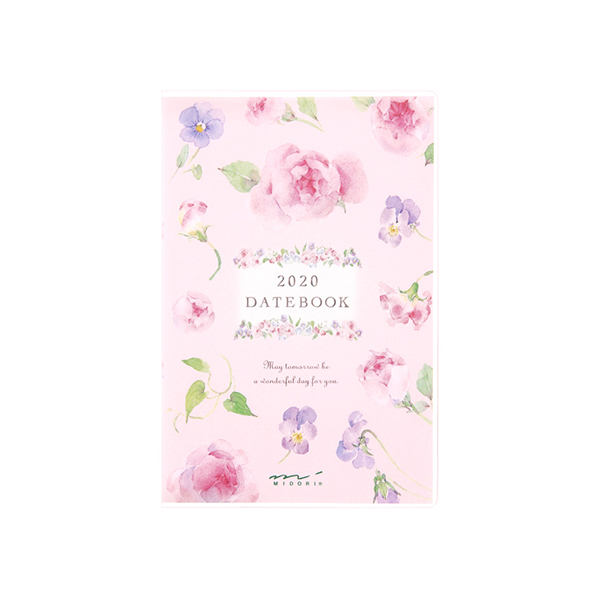 取扱終了★【2020年版】ポケットダイアリー<ミニ> カントリータイム 花柄(27781006)