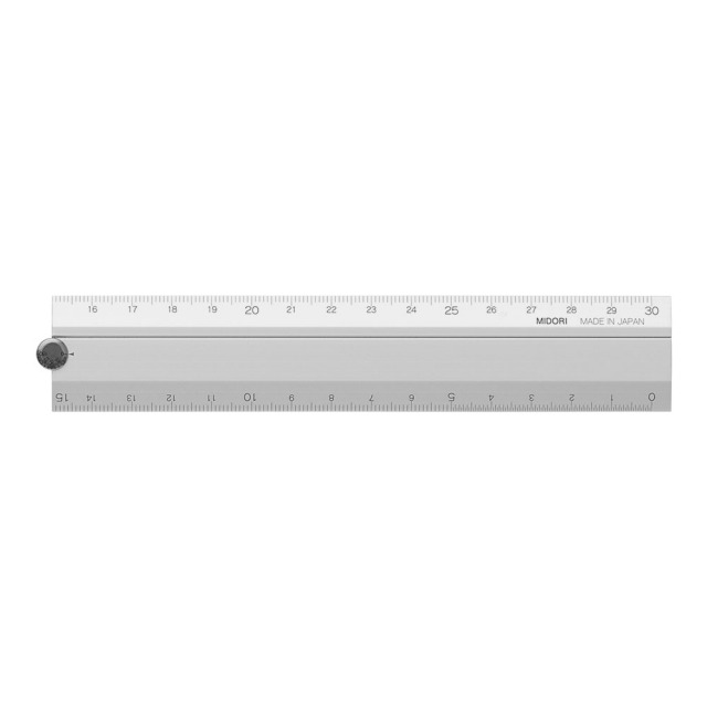 アルミ マルチ定規<30cm> シルバー(42253006)