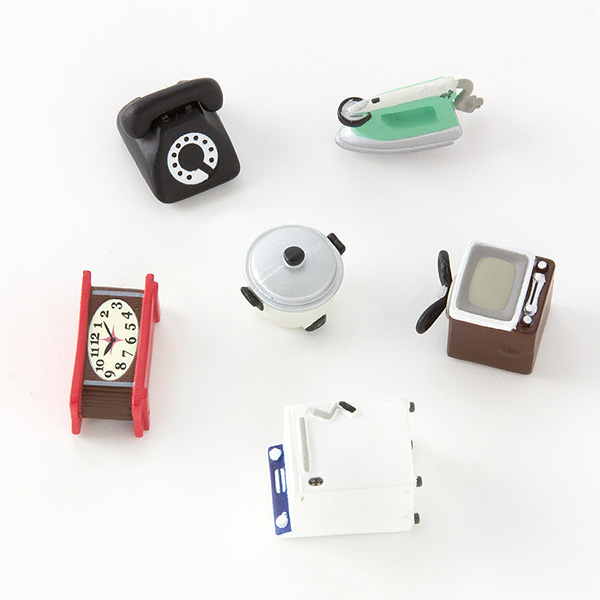 ミニマグネット 6個入 レトロ家電柄A (49873006)