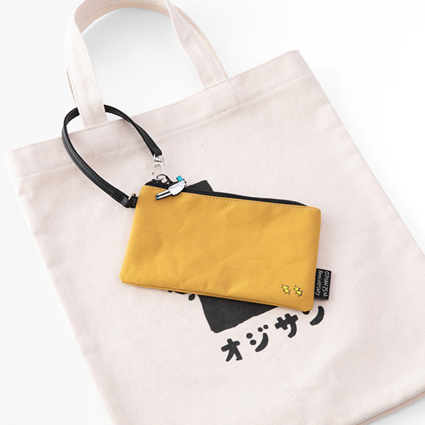 完売しました★【限定】フラットポーチ 空飛ぶ柄 黄色 オジサン25th(53330006)