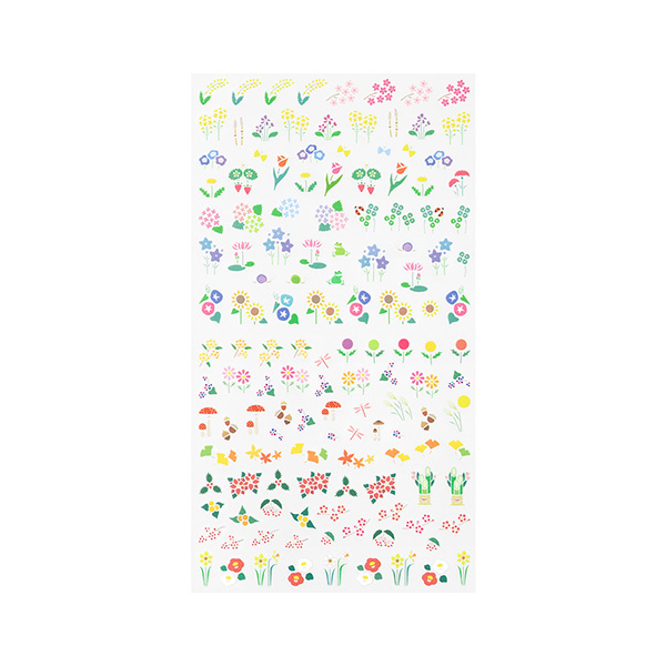 手帳シール 季節 植物柄(82391006)