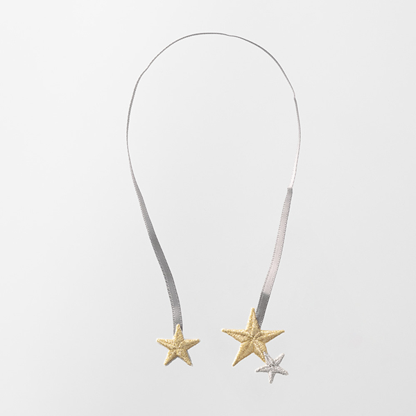 しおりシール 刺繍 星柄(82462006)★シール&付せんよりどり5点以上送料無料7/30まで★