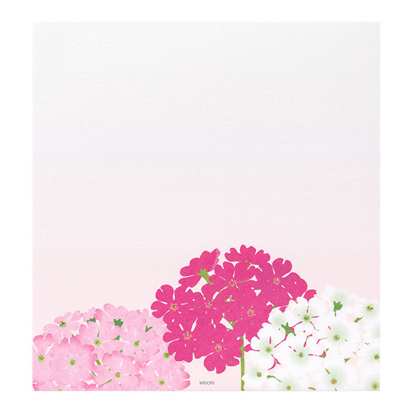 便箋 箔 桜草柄(87023006)