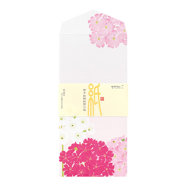 封筒 箔 桜草柄(87024006)