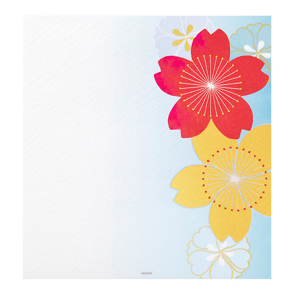 便箋 シルク 桜文様柄(87025006)