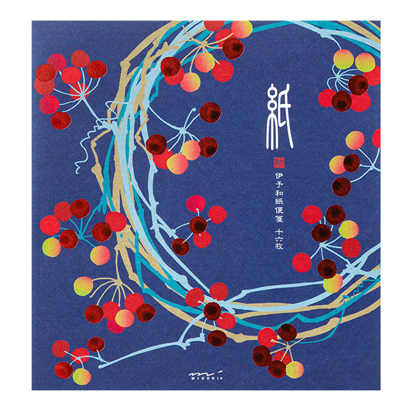 便箋 箔 山帰来リース柄(87119006)