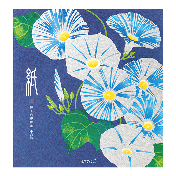 便箋 シルク 朝顔柄 S2(87173006)