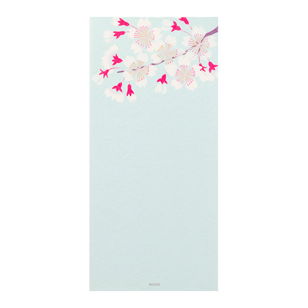 一筆箋 4柄入 桜うつろい柄 ピンク(89458006)