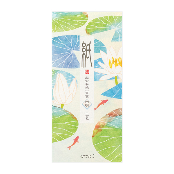 一筆箋 4柄入 夏の水辺柄(89462006)