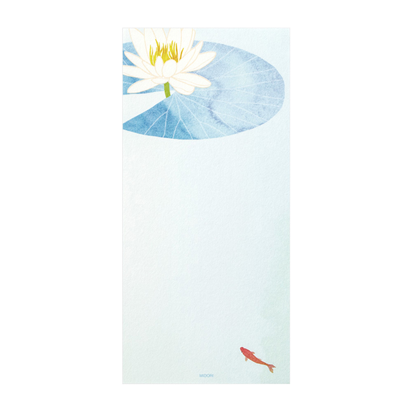 一筆箋 4柄入 夏の水辺柄(89462006)