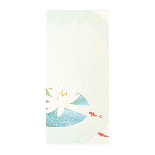 一筆箋 4柄入 夏の水辺柄(89462006)