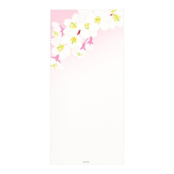 一筆箋 4柄入 春の花柄(89484006)