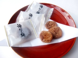 身延山 種なしまろやか干し梅 180g（ピロ）