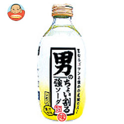 木村飲料 カクテス 男のちょい割る強ソーダレモン 300ml瓶×24本入