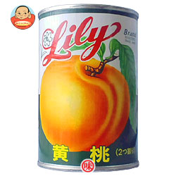 リリーコーポレーション Lily リリーの黄桃4号缶 410g×24個入