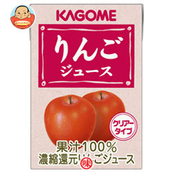 カゴメ りんごジュース100ml紙パック×36(18×2)本入