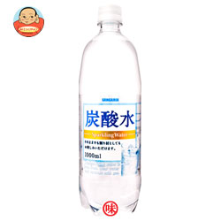 サンガリア 炭酸水 1Lペットボトル×12本入