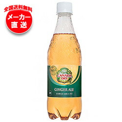 【全国送料無料・メーカー直送品・代引不可】【2ケースセット】コカコーラ カナダドライ ジンジャーエール 500mlペットボトル×24本入×(2ケース)