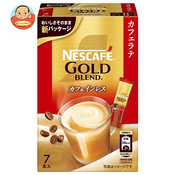 ネスレ日本 ネスカフェ ゴールドブレンド カフェインレス スティックコーヒー (6.6g×7P)×24箱入