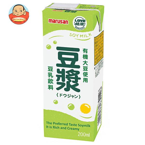 マルサンアイ 豆乳飲料 豆ジャン 200ml紙パック×24本入