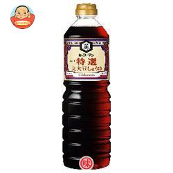 キッコーマン 特選 丸大豆しょうゆ 1Lペットボトル×6本入