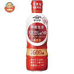 ヤマサ醤油 鮮度生活 特選丸大豆しょうゆ 600mlペットボトル×12本入