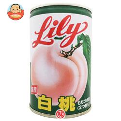 リリーコーポレーション Lily リリーの白桃4号缶 425g×12個入