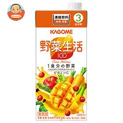 カゴメ 野菜生活100イエロー (3倍濃縮) 1L紙パック×12(6×2)本入
