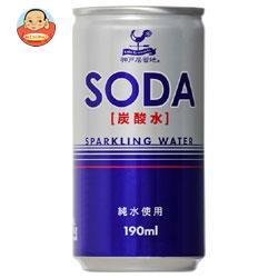 富永貿易 神戸居留地 ソーダ(炭酸水) 190ml缶×30本入