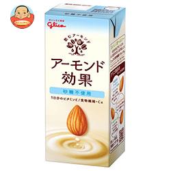 グリコ乳業 アーモンド効果 砂糖不使用 200ml紙パック×24本入