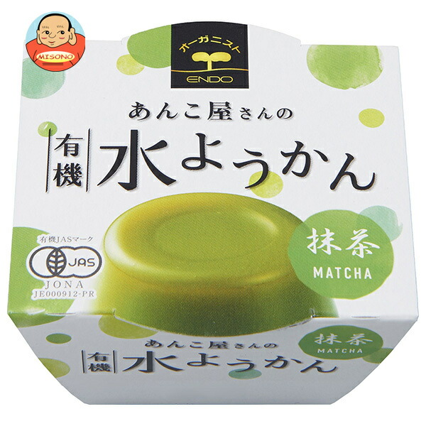 遠藤製餡 あんこ屋さんの水ようかん 有機 抹茶 100g×24個入