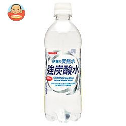 サンガリア 伊賀の天然水 強炭酸水 500mlペットボトル×24本入