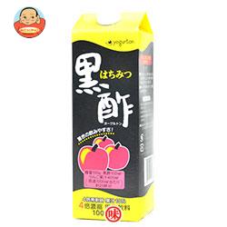 ヨーグルトン乳業 はちみつ黒酢 4倍濃縮 1000ml紙パック×8本入