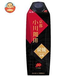 小川珈琲 小川珈琲店 炭焼珈琲 加糖 1000ml紙パック×12(6×2)本入