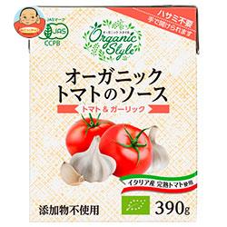 ナガノトマト オーガニック トマトのソース トマト&ガーリック 390g×12箱入