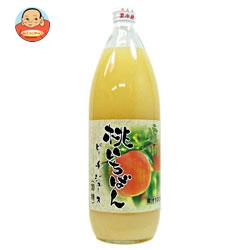 長野興農 信州桃いちばん ピーチジュース 1L瓶×6本入