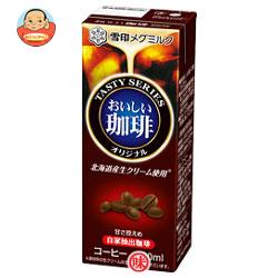 雪印メグミルク おいしい珈琲 オリジナル 200ml紙パック×18本入