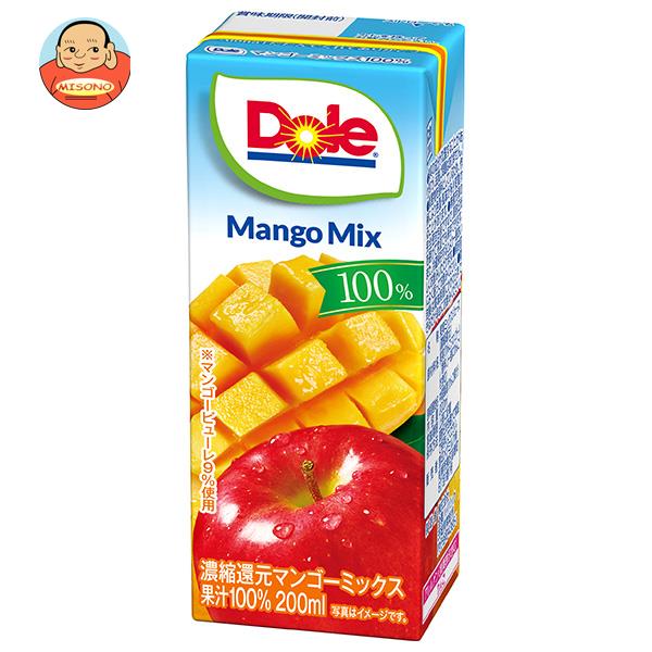 Dole(ドール) マンゴーミックス 100% 200ml紙パック×18本入
